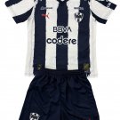 Kids Monterrey Rayados Home Shirt Jersey Kit 25-26 Youth Soccer Football 2025-2026