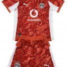 Kids Borussia Dortmund Red Goalkeeper Shirt Jersey Kit 25-26 Youth Soccer Football 2025-2026