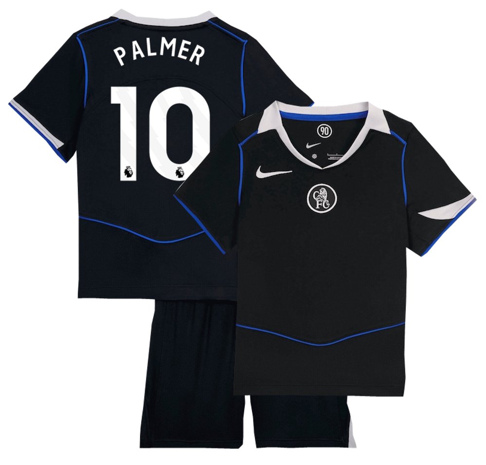 Kids PALMER #10 Chelsea 3rd Third Shirt Jersey Kit 25-26 Youth Soccer Football 2025-2026