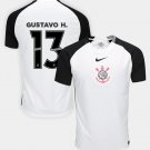 GUSTAVO H. #13 Corinthians Paulista Men Home Shirt Jersey 25-26 Soccer Football 2025-2026