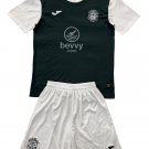 Kids Hibernian Home Shirt Jersey Kit 25-26 Youth Soccer Football 2025-2026