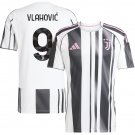 VLAHOVIĆ #9 Juventus Men Home Shirt Jersey 25-26 Soccer Football 2025-2026