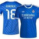 GONZALO #16 Real Madrid Men 3rd Third Shirt Jersey 25-26 Soccer Football 2025-2026