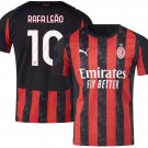 RAFA LEÃO #10 AC Milan Men Home Shirt Jersey 25-26 Soccer Football 2025-2026