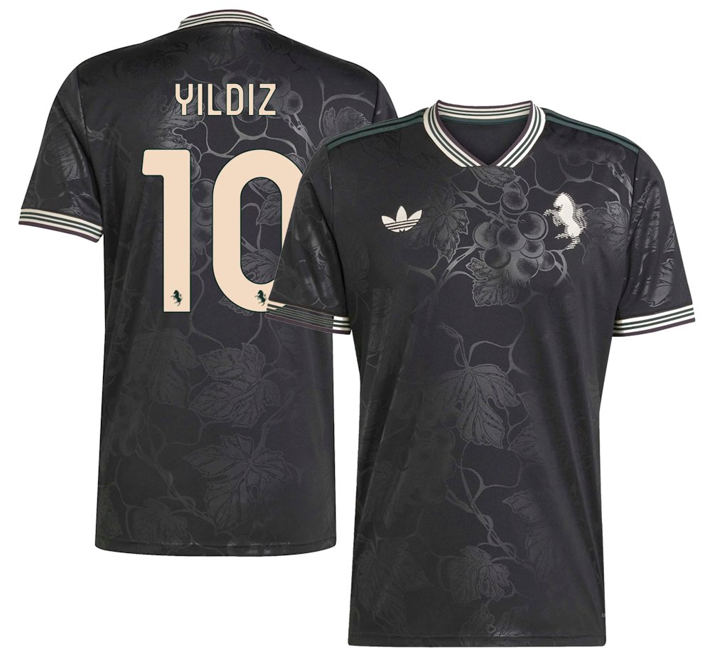 YILDIZ #10 Juventus Men 3rd Third Shirt Jersey 25-26 Soccer Football 2025-2026