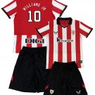Kids WILLIAMS JR #10 Athletic Bilbao Home Shirt Jersey Kit 25-26 Youth Soccer Football 2025-2026