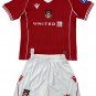 Kids SMITH #28 Wrexham Home Shirt Jersey Kit 25-26 Youth Soccer Football 2025-2026