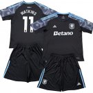 Kids WATKINS #11 Aston Villa Away Shirt Jersey Kit 25-26 Youth Soccer Football 2025-2026