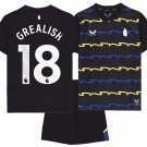 Kids GREALISH #18 Everton 3rd Third Shirt Jersey Kit 25-26 Youth Soccer Football 2025-2026