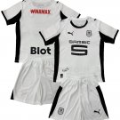 Kids Stade Rennais Away Shirt Jersey Kit 25-26 Youth Soccer Football 2025-2026