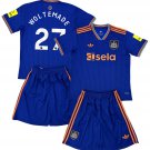 Kids WOLTEMADE #27 Newcastle United 3rd Third Shirt Jersey Kit 25-26 Youth Soccer Football 2025-2026