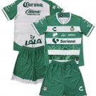 Kids Santos Laguna Home Shirt Jersey Kit 25-26 Youth Soccer Football 2025-2026