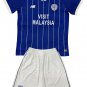 Kids Cardiff City Home Shirt Jersey Kit 25-26 Youth Soccer Football 2025-2026
