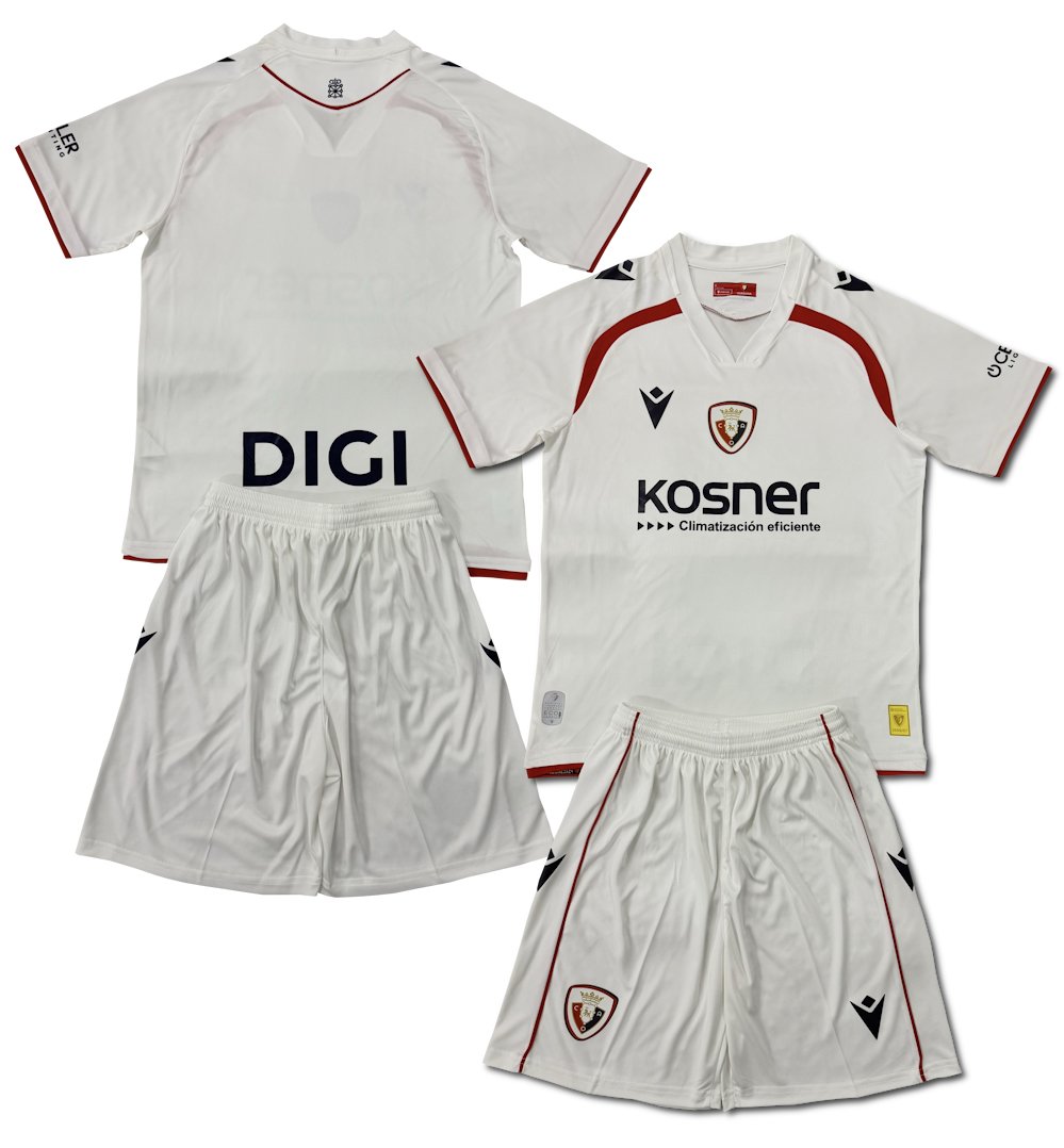 Kids CA Osasuna 3rd Third Shirt Jersey Kit 25-26 Youth Soccer Football 2025-2026