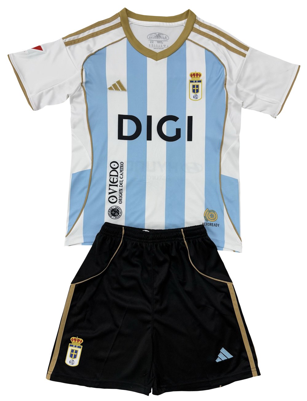 Kids Real Oviedo 3rd Third Shirt Jersey Kit 25-26 Youth Soccer Football 2025-2026