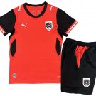 Kids Austria Home World Cup Shirt Jersey Kit 26-27 Youth Soccer Football 2026-2027