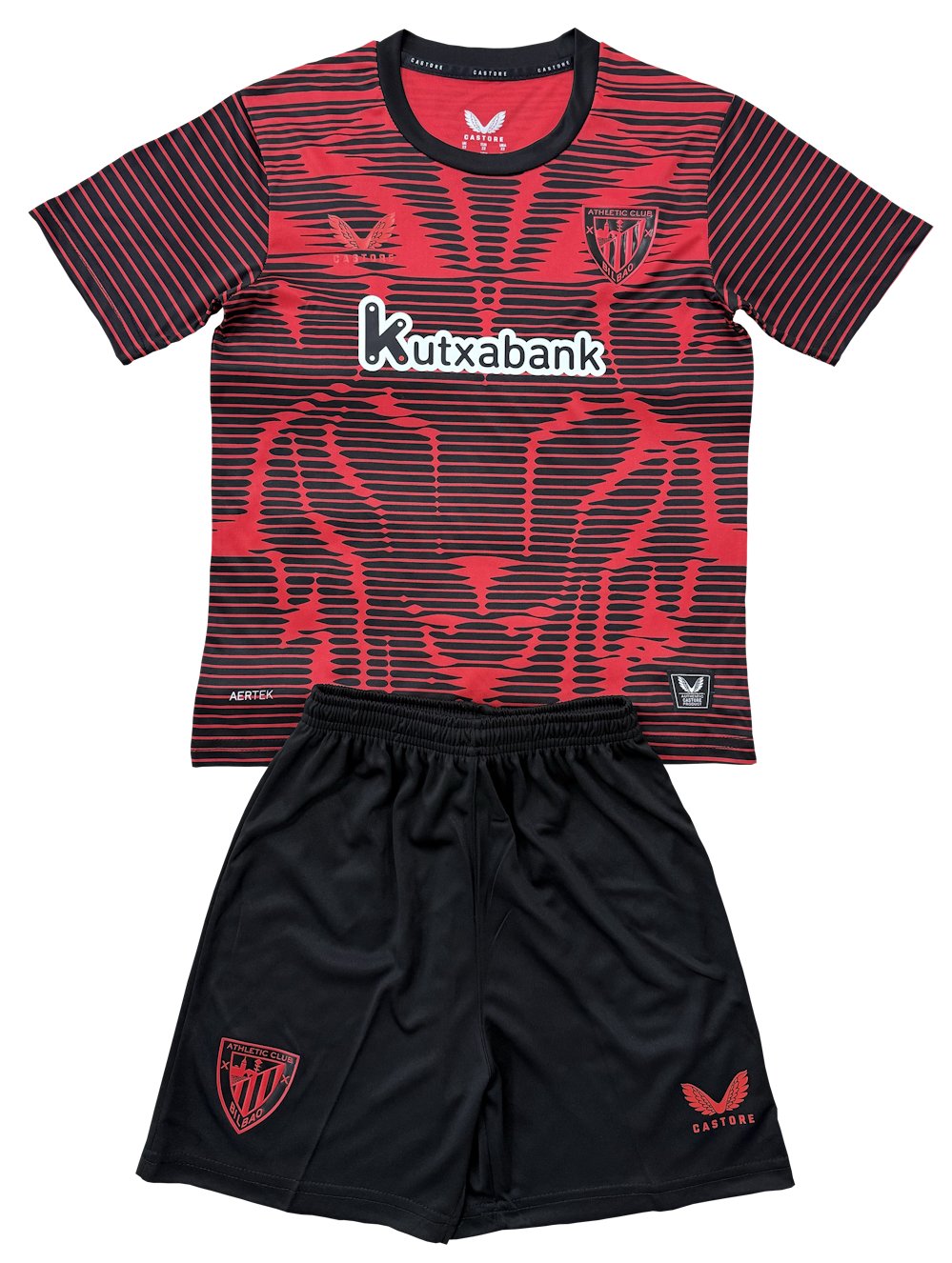 Kids Athletic Bilbao 4th Fourth Shirt Jersey Kit 25-26 Youth Soccer Football 2025-2026