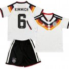 Kids KIMMICH #6 Germany Home World Cup Shirt Jersey Kit 26-27 Youth Soccer Football 2026-2027