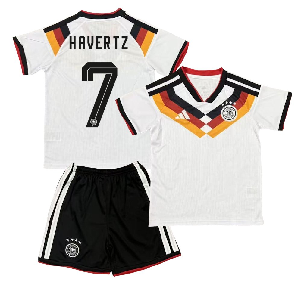 Kids HAVERTZ #7 Germany Home World Cup Shirt Jersey Kit 26-27 Youth Soccer Football 2026-2027