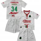 Kids HORMIGA #34 Chivas Guadalajara Away Shirt Jersey Kit 25-26 Youth Soccer Football 2025-2026