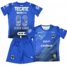 Kids SERGIO RAMOS #93 Monterrey Rayados 3rd Shirt Jersey Kit 25-26 Youth Soccer Football 2025-2026