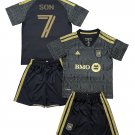 Kids SON #7 LAFC Los Angeles Home Shirt Jersey Kit 26-27 Youth Soccer Football 2026-2027