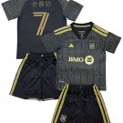 Kids SON #7 LAFC Korean Los Angeles Home Shirt Jersey Kit 26-27 Youth Soccer Football 2026-2027