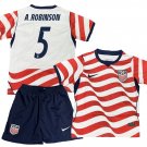 Kids A. ROBINSON #5 USA Home World Cup Shirt Jersey Kit 26-27 Youth Soccer Football 2026-2027