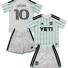 Kids UZUNI #10 Austin FC Away Shirt Jersey Kit 26-27 Youth Soccer Football 2026-2027