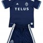 Kids WHITE #24 Vancouver Whitecaps Away Shirt Jersey Kit 26-27 Youth Soccer Football 2026-2027