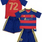 Kids GOZO #72 Real Salt Lake Home Shirt Jersey Kit 26-27 Youth Soccer Football 2026-2027