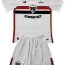 Kids Sao Paulo FC Home Shirt Jersey Kit 26-27 Youth Soccer Football 2026-2027