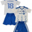 Kids SYNCHUK #18 CF Montreal Away Shirt Jersey Kit 26-27 Youth Soccer Football 2026-2027