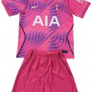 Kids Tottenham Hotspur Pink Goalkeeper Shirt Jersey Kit 26-27 Youth Soccer Football 2026-2027