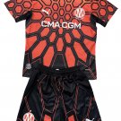 Kids Olympique Marseille Orange Goalkeeper Shirt Jersey Kit 26-27 Youth Soccer Football 2026-2027