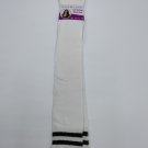 Over Knee Socks white stockings referee boot tube cosplay gray stripe mod & tone
