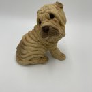Shar Pei Chow Wrinkled Dog Statue figurine Animal Classics United Design 1986