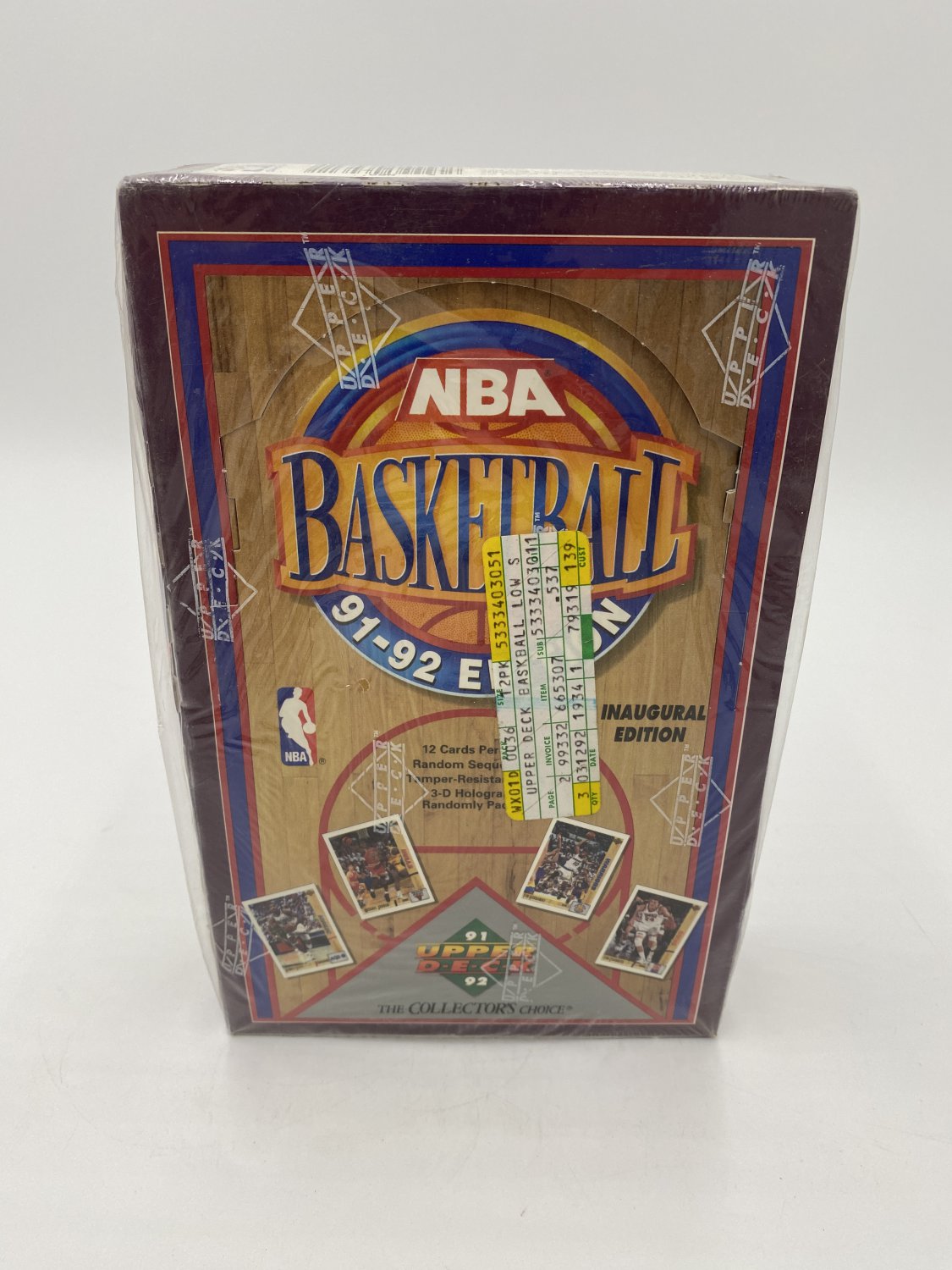 NBA Basketball Cards trading 1991-92 Inaugural Upper Deck Collectors Sealed Box