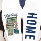 Vermont Socks travel towns state flower red clover flag cows butterfly trees fun