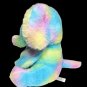 Spark Create Imagine Elephant Multicolor Tie Dye Rattle Crinkle Toy Plush 9"