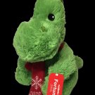 Petsmart Fortune Green Dinosaur Plush Dog Chew Toy Squeaky Stuffed Animal TAGS