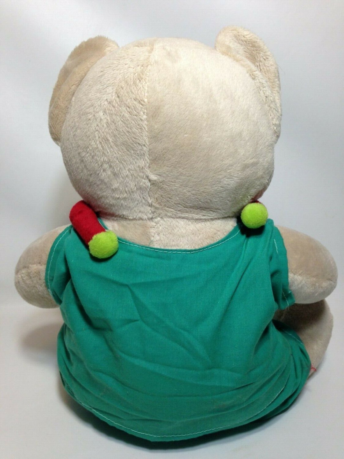 Medical Doctor DR Teddy Bear MD Plush Stuffed Animal Green Scrubs