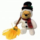 Disney Mini Bean Bag Snowman Pooh Exclusive Plush Beanie Snow Costume TAGS 8" Disney Mini Bean Bag Snowman Pooh Exclusive Plush Beanie Snow Costume TAGS 8"
