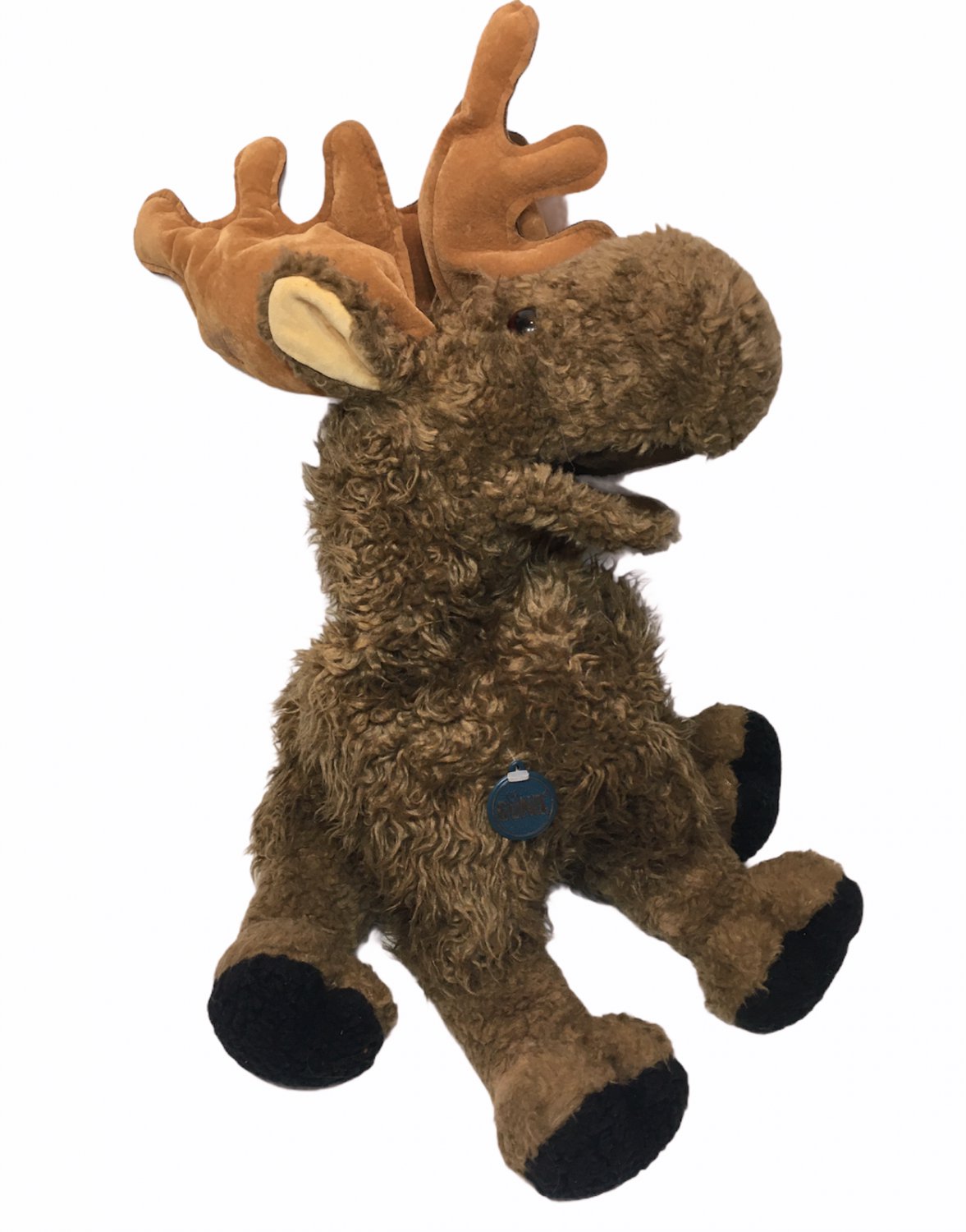 RARE Gund Moose LARGE Arm Puppet Plush Stuffed Collectors Classic