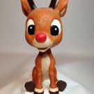 Rudolph The Red Nose Reindeer Bobblehead Christmas Holiday Collectible 6" Figure