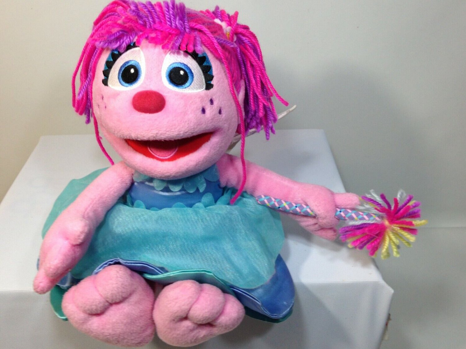 Sesame Street Abby Cadabby Fairy Plush Toy Doll Sesame Place 15"