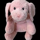 Baby Gund Puppy Puddles Pink Plush Dog 58008 RARE Stuffed Animal Toy Sewn Eyes