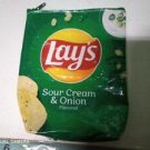 Hand Made, Recycled, Upcycled, Repurposed, Sour Cream Lays Coin Purse