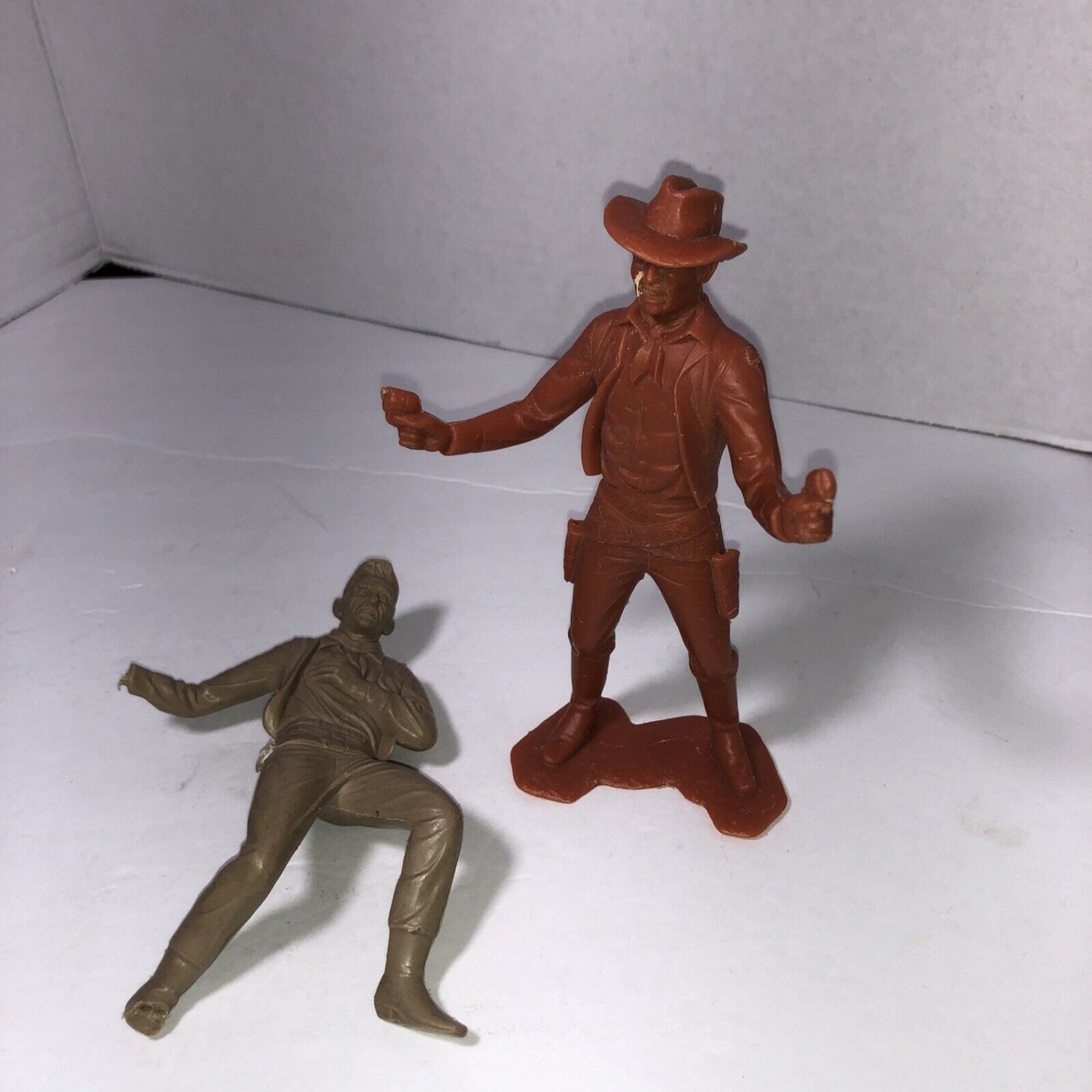 vintage Marx toys 6” Cowboys As is! see photos & note