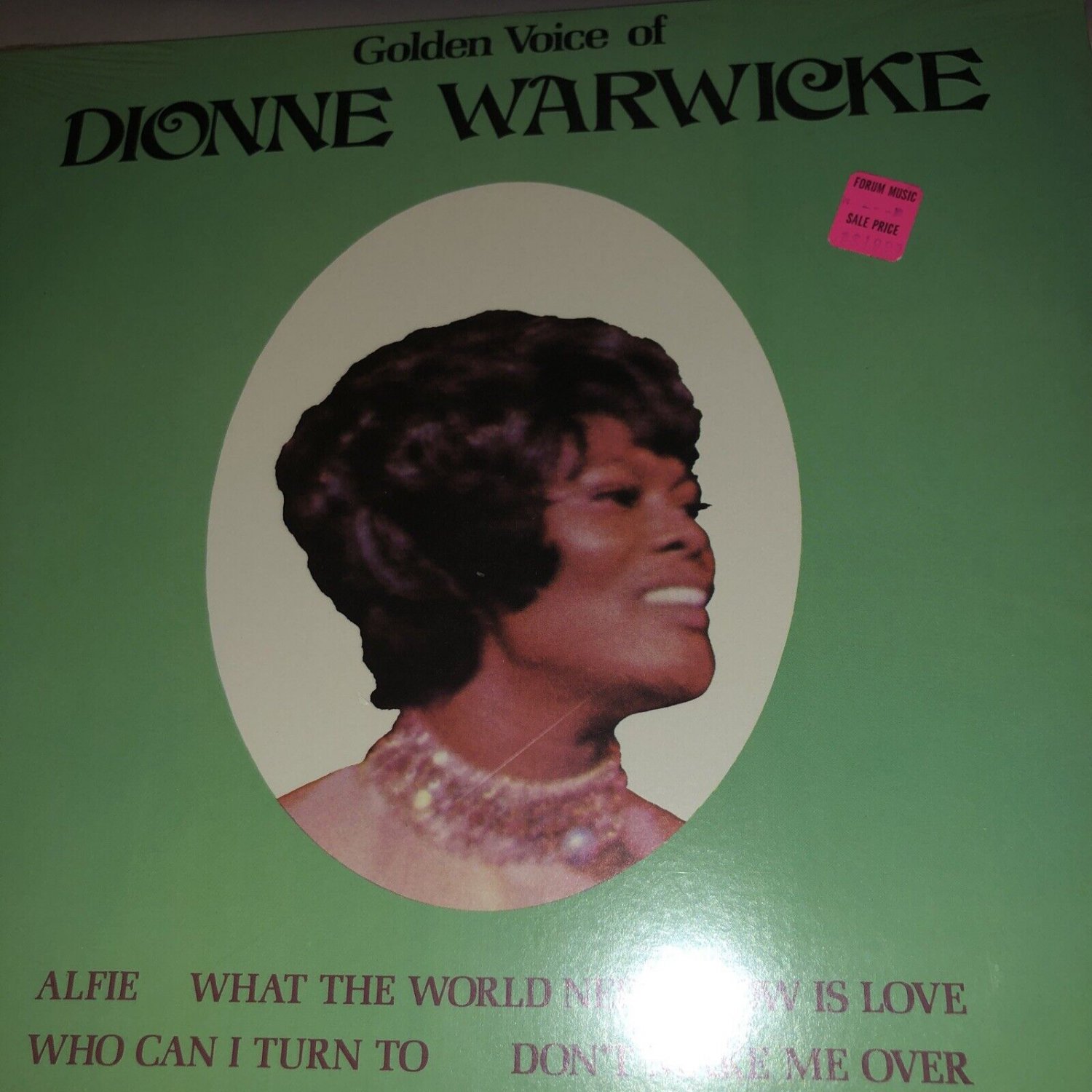 GOLDEN VOICE OF DIONNE WARWICK [NEW LP] 12